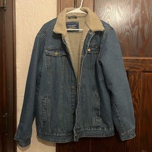 Sherpa Denim trucker jacket